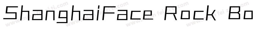 ShanghaiFace Rock BoldGBXC字体转换